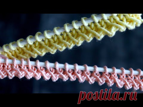 НЕОБЫЧНЫЙ наборный край СПИЦАМИ. MUST HAVE. Мастер-класс.