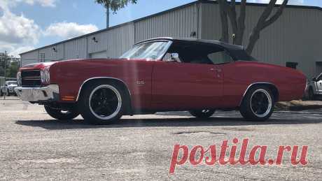 1970 Chevrolet Chevelle Кабриолет / F89 / Indy 2019 / Mecum Аукционы 1970 Chevrolet Chevelle кабриолет представлен как Lot F89 в Индианаполисе, в