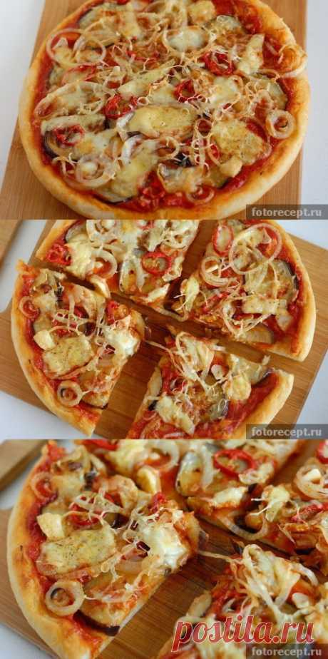 Пицца с баклажанами (для получения рецепта нажмите 2 раза на картинку)