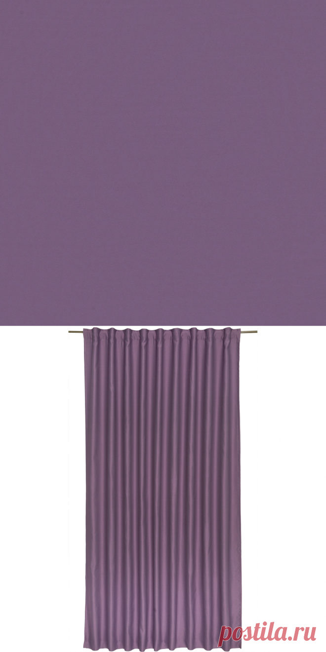 Штора на ленте «Ночь» 200х280 см цвет фиолетовый в Москве – купить по низкой цене в интернет-магазине Леруа Мерлен