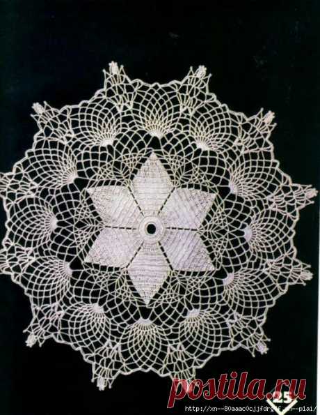 Коллекция красивых салфеток в журнале &quot;Magic crochet № 5&quot;