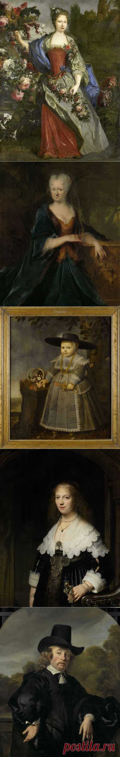 Живописные портреты из коллекции Голландского государственного музея в Амстердаме|Часть вторая