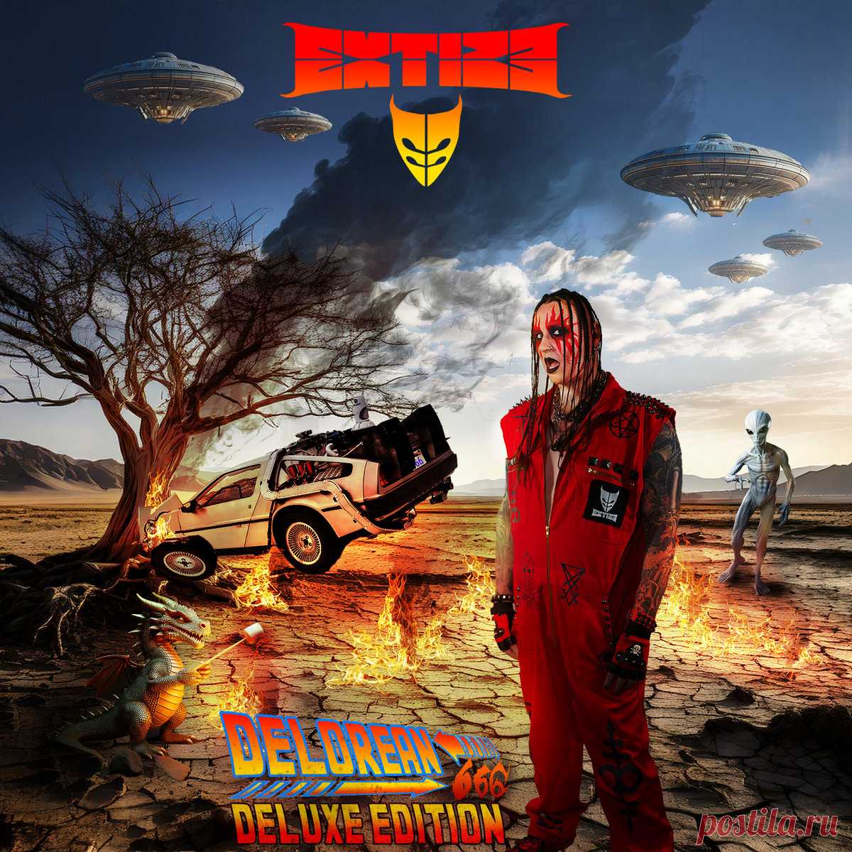 Extize - DeLorean 666 (DeLuxe Edition) (2025) 320kbps / FLAC