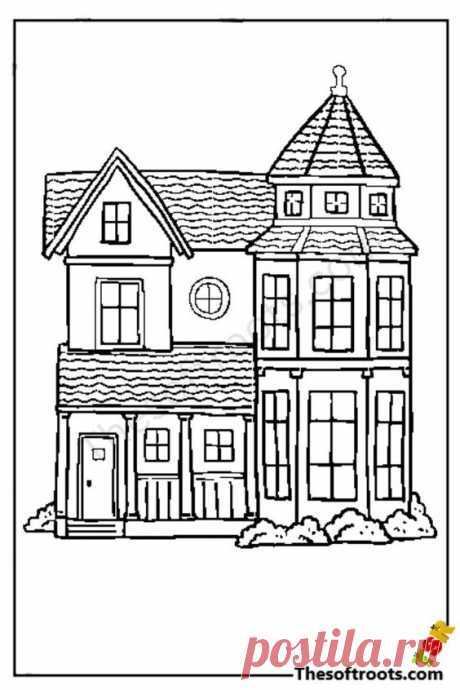 Classics house drawing | Simple kids house | house ideas In this tutorial