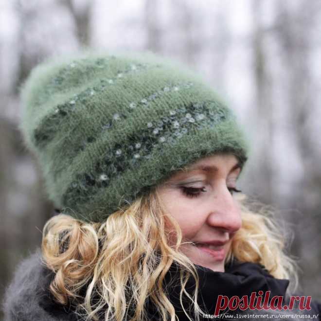 ШАПОЧКА FLUFFY GLAM ОТ @BELKA_HANDMADE