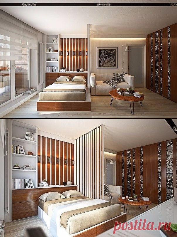 Дизайн- проект однокомнатной квартиры - Дизайн интерьеров | Идеи вашего дома | Lodgers
