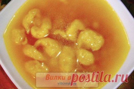 Суп с чумаром из гороховой муки (клецки по-татарски) | Вилки в руки. Кулинарные рецепты на все случаи жизни