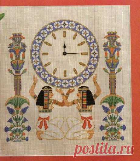 Египетский стиль - Часы - СХЕМЫ ДЛЯ ВЫШИВКИ КРЕСТИКОМ - Схемы для вышивки - Интернет-магазин Handmade г. Бийск