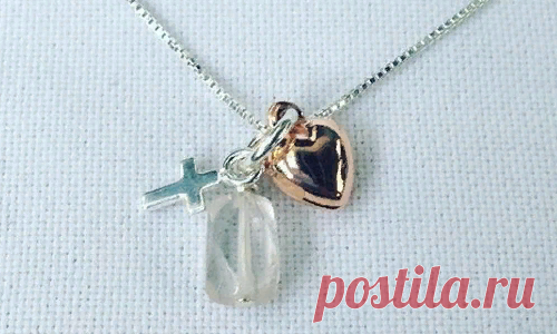 More Designs в Instagram: «#necklace #jewellery #design #jewelry #heart #cross #quartz #jewelry #silver #gold #rosegold»