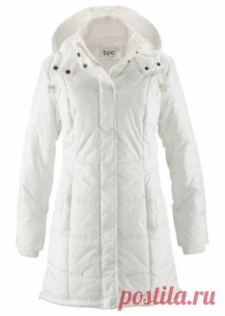 Куртка цвет белой шерсти - Для женщин - bonprix.kz