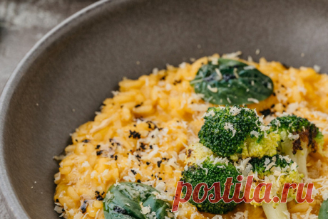 Тыквенное ризотто с брокколи рецепт – авторская кухня: основные блюда. «Еда»