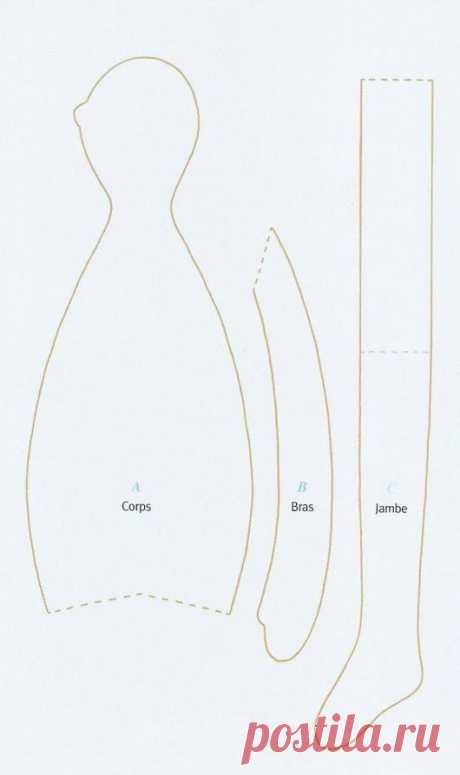 Шьем куклу в стиле Тильда. Часть 1 – Ярмарка Мастеров