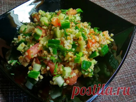Табуле – вкусный, необычный салат из восточной кухни (без мяса и можно готовить из нашей пшёнки) - Ваши любимые рецепты - медиаплатформа МирТесен