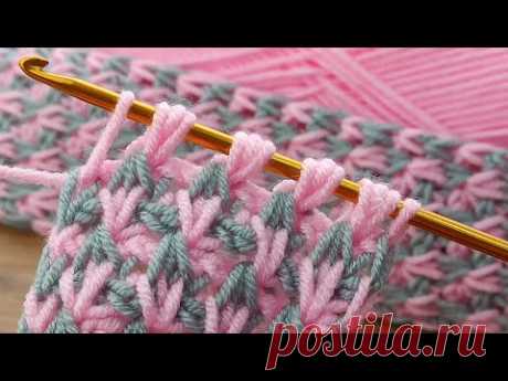 ⚡Woow...!!!!⚡⚡ Very easy Tunisian crochet chain very stylish hair band making #crochet