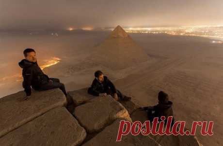 Вид с пирамиды Хеопса, Египет