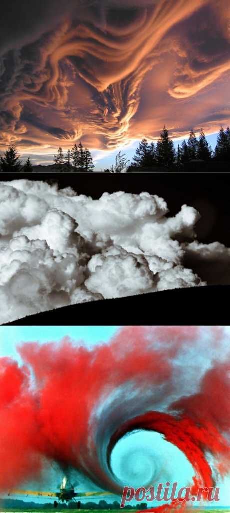 Невероятно редкие и красивые облака / Туристический спутник