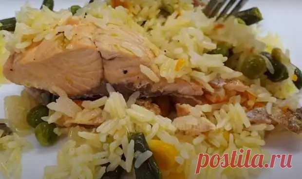 Вкуснейшая рисовая каша с овощами и горбушей - Вкусные рецепты - медиаплатформа МирТесен