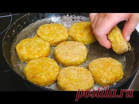 Вкусно, аж со сковородки хватают! Капустные КОТЛЕТЫ, рецепт без грамма мяса.Вам понадобится для фарша: 
- Капуста 1 кг.
- Лук 200-300 гр.
- Чеснок 20 гр.
- Морковь 100-200 гр.
- Рис 120 гр.
- Вода 250 гр.
- Яйцо 1 шт.
- Слив. масло 40-50 гр.
- Соль 10 гр.
- Перец чёрный молотый 5 гр.
- Масло растит. 50 гр.
- Панировочный сухари 150 гр.