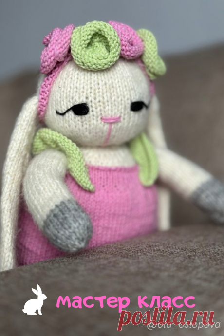 Как связать зайца спицами. Вязаный заяц спицами с описанием, Заяц спицами мастер-класс | МК Амигуруми. Вязаные игрушки,Зайчик амигуруми.#bunny #knitting #pattern #animal #bunny #craft #toy