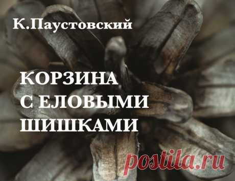 «Корзина с еловыми шишками». Константин Паустовский,

Композитор Эдвард Григ встречает в осеннем лесу маленькую девочку Дагни Петерсен с корзиной, полной еловых шишек. Григ хочет подарить что-нибудь Дагни, но у него ничего с собой нет.