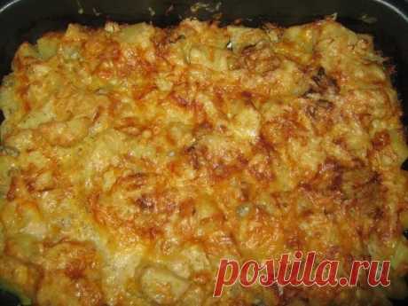 Как приготовить картошка запеченная в кефире под сыром - рецепт, ингредиенты и фотографии