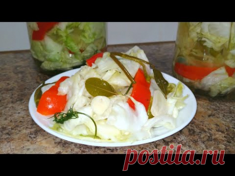 Рецепт Маринованной Молодой Капусты! Обалденно Вкусная Закуска!