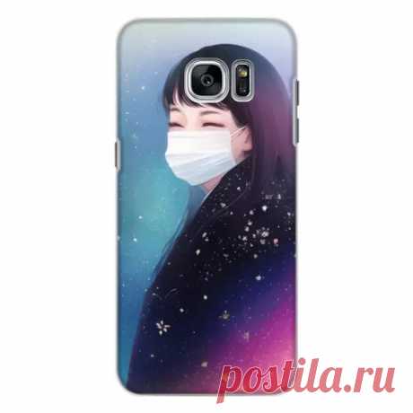 Чехол для Samsung Galaxy S7, объёмная печать Девушка в маске #4801275 в Москве, цена 890 руб.: купить чехол для Samsung Galaxy S7/S7 Edge с принтом от Anstey в интернет-магазине