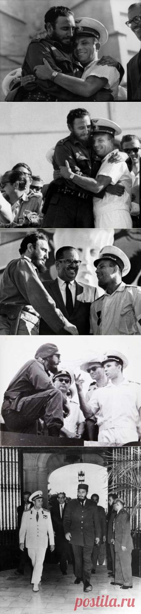 Гагарин в объятиях Кастро, 24 Июля 1961, Гавана | Human psychology