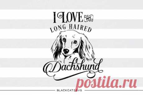 I love my long haired Dachshund-  SVG file Cutting File Clipart in Svg, Eps, Dxf, Png for Cricut & Silhouette - I love my chihuahua I love my long haired Dachshund- - SVG file This is not a vinyl, the file contains only digital files, and no material items will be shipped. This is a digital download of a word art vinyl decal cutting file, which can be imported to a number of paper crafting programs like Cricut Explore, Silhouette and some other cut