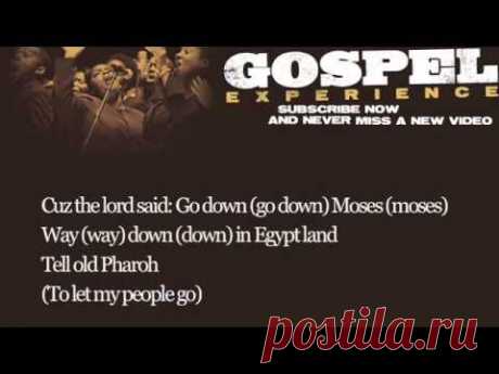▶ Louis Armstrong - Go Down Moses (Lyrics) - YouTube