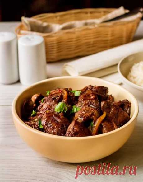 Куриная печень в азиатском стиле | Вкусный блог - рецепты под настроение