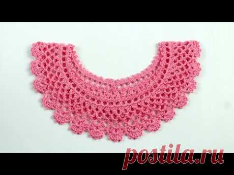 Very easy crochet collar | crochet neck design | কুশিকাটার গলাার ডিজাইন-42