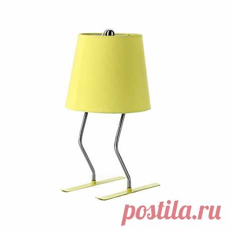 Светильник «Лыжник-Чудак» желтый | Fabylonia.ru - Ежедневное вдохновение лучшими дизайнерскими вещами