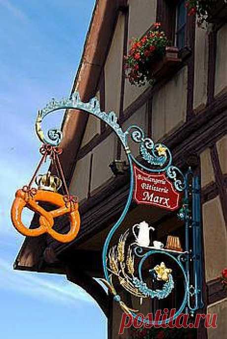 Bakery Sign - Alsace, France|All Things French в Pinterest
