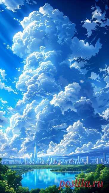 Небо – это весь воздух, который окружает нашу планету. Другими словами – это атмосфера Земли.