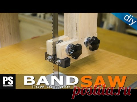 Making a homemade Band Saw (part3 / blade guides)