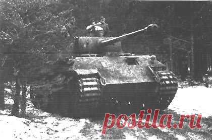 Тяжелый танк Panzerkampfwagen V Panther (Пантера) - Танки Второй мировой: история, фото, видео