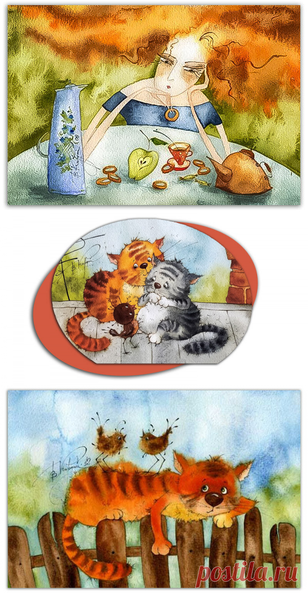 Весёлые кошки от "человека-мультяшки" + смешные стихи | Книжный шкаф детям | Яндекс Дзен