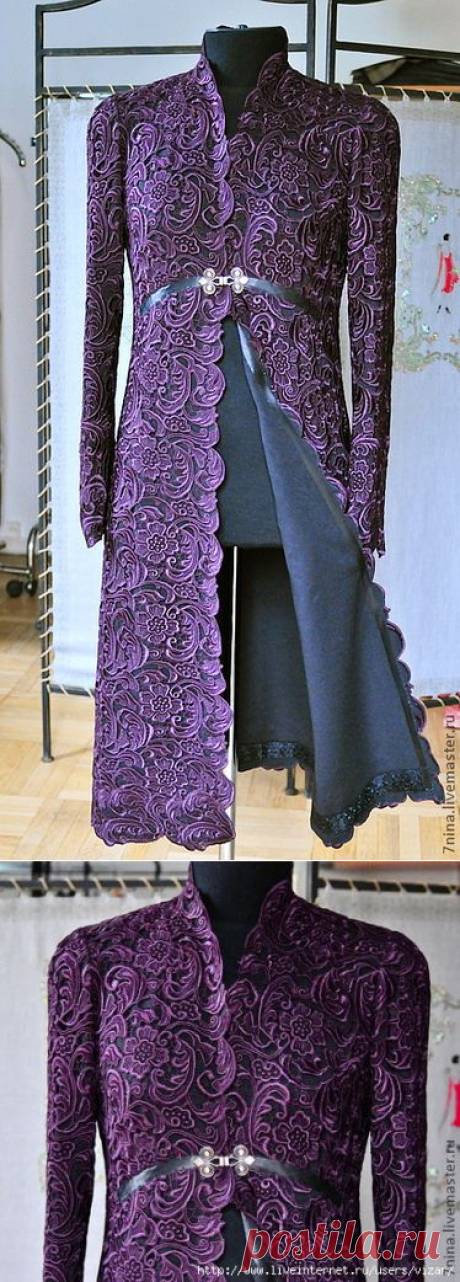 Платье- пальто из кружева PRADA от Нины Тимченко
