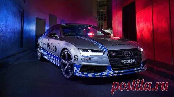 Австралийская полиция получила «заряженный» хэтчбек Audi S7 / Только машины