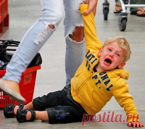 Что делать если ребенок закатил истерику в общественном месте. Как успокоить малыша
leeleo.ru