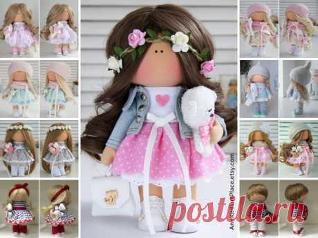 Tilda Doll Handmade Interior Decoration Doll Girl Birthday | Etsy Hello, dear visitors!  This is handmade textile doll created by Master Maria L (Kazan, Russia).  Doll can be made by Order. Doll is 25 cm (9.8 inch) tall.  All dolls on the photo are made by master Maria L. You can see all dolls by Maria L by search in our shop: