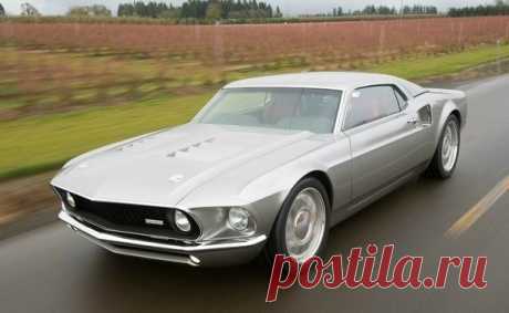 Mustang Mach Forty - результат скрещивания '05 Ford GT + '69 Mustang / Только машины