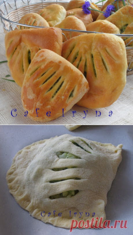 Сafe Iryna: Кармашки с молодой капустой и зеленым луком.