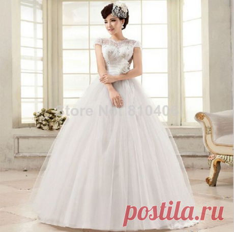 dress barn dress Picture - More Detailed Picture about 2014 Princess Sexy Hollow Flower Design Rhinestone Wedding &amp; Events Dresses Lace Bride Dress For Party jogos de vestir noivas 71 Picture in Wedding Dresses from DIS Jewellry LTD