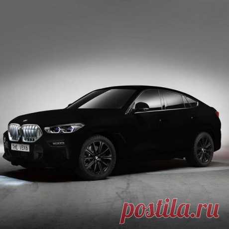 Баварцы представили самый черный в мире BMW X6 Vantablack
