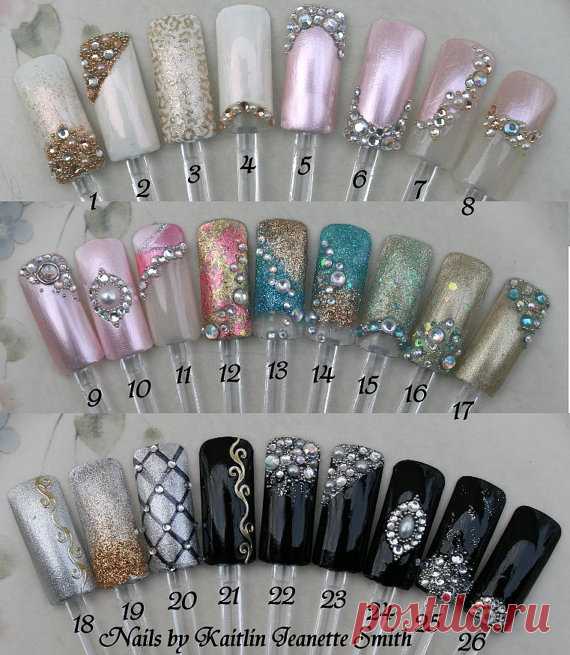 Fiesta de uñas artificiales por KaitlinsDesignerNail en Etsy