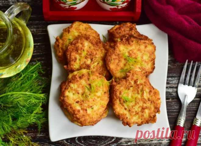 ​Куриные котлеты с кабачком