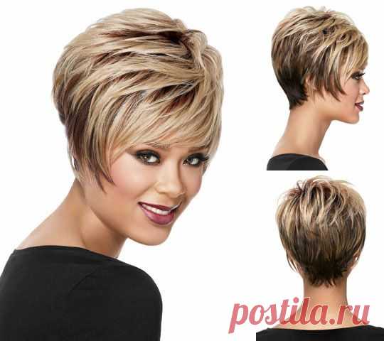 wig female Picture - More Detailed Picture about Medusa hair products: Afro Short hair cuts blonde bob wig with bangs Straight Synthetic african american wigs for women SW0015 Picture in Synthetic Wigs from Medusa wig | Aliexpress.com | Alibaba Group