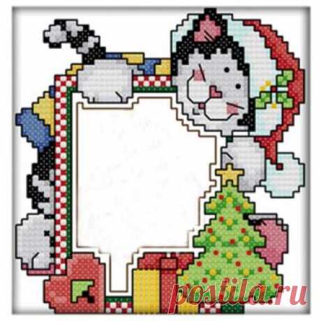 Printed Christmas little tiger photo frame cross stitch 11CT DIY needle wedding Christmas gift | Lazada PH